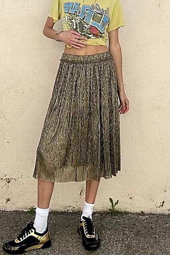 Isabel Marant Etoile Metallic Skirt Selected by The Curatorial Dept.