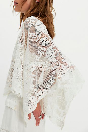 FP x Malai Lace Poncho