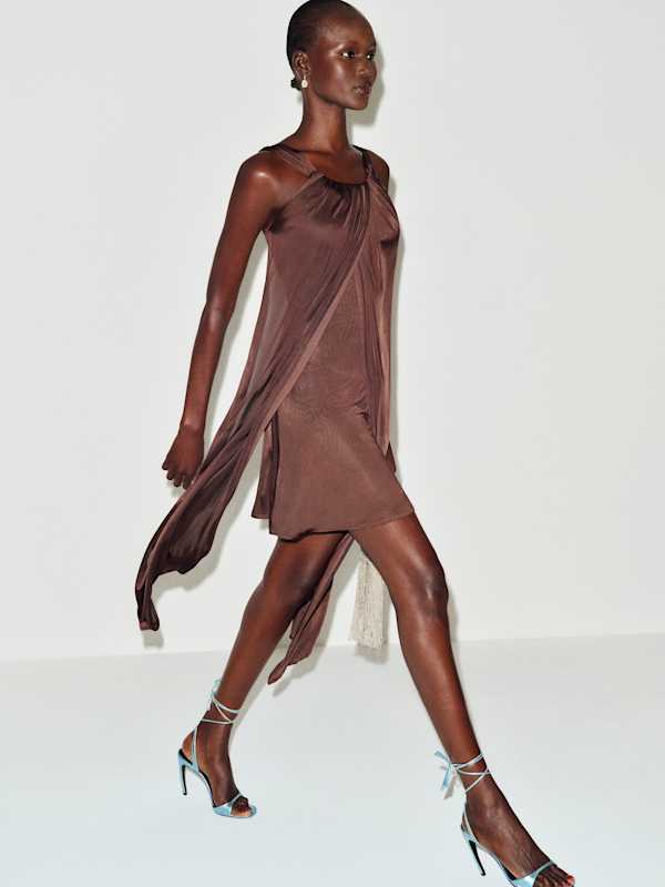 Vintage Valentino Draped Dress