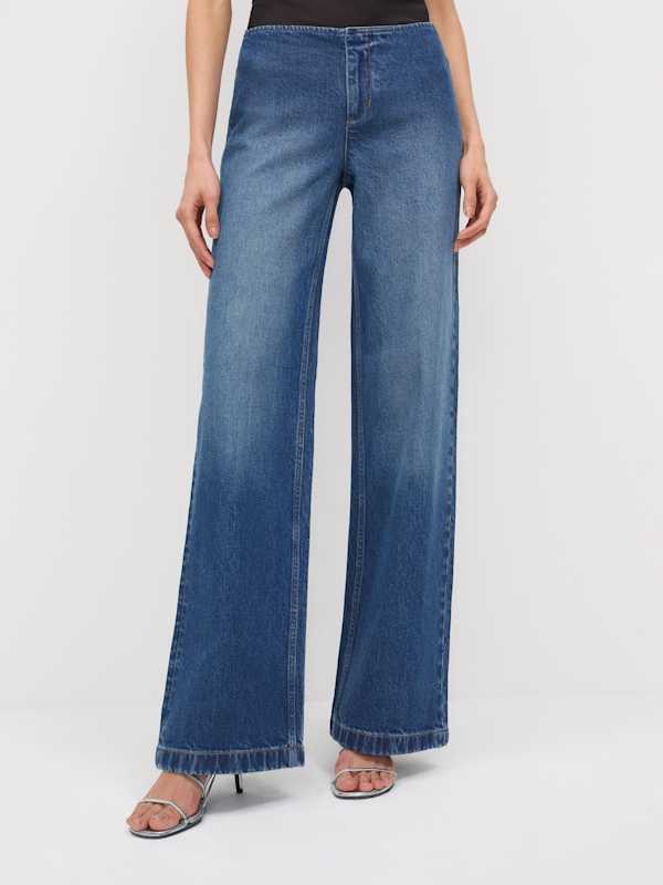 Talissa Stretch Low Rise Trouser Wide Leg Jeans