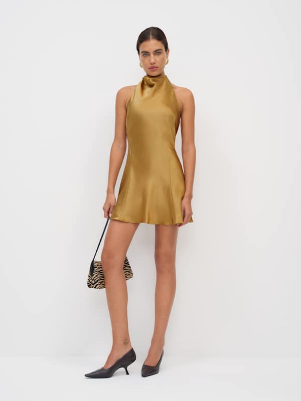 Roy Silk Mini Dress