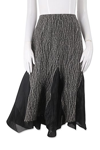 1990s Julie Son Paris Asymmetric Minimal Skirt Selected By Ritual Vintage