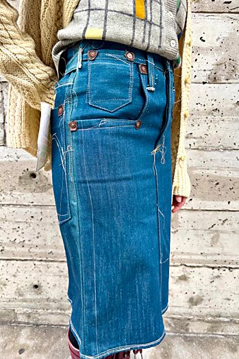 Levis Red Jeans 2009 Release Limited Edition Selvedge Denim Skirt Selected by Nomad Vintage
