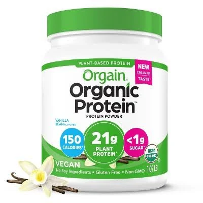 Orgain Organic Plant Based Protein Powder