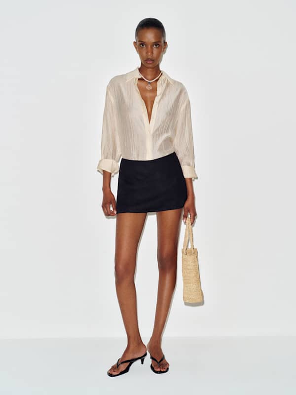 Penelope Linen Skort