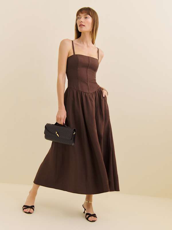Petites Katarin Linen Dress