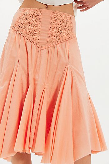FP One Frida Godet Midi Skirt