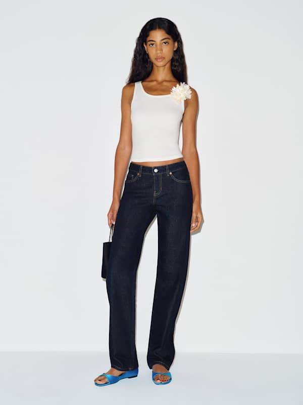 Charlee Low Rise Straight Leg Jeans