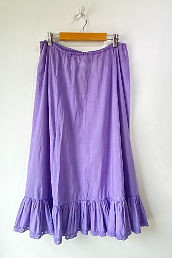 Vintage Laura Ashley Purple Underskirt Selected by The Curatorial Dept.
