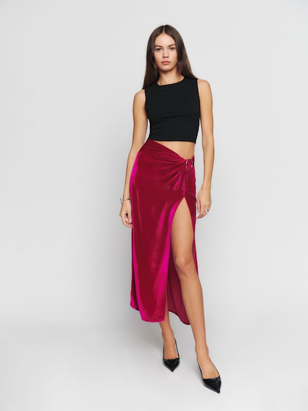 Nova Velvet Skirt