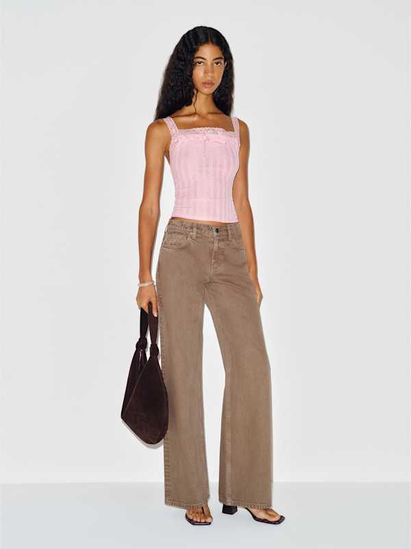 Cary Low Rise Slouchy Wide Leg Jeans