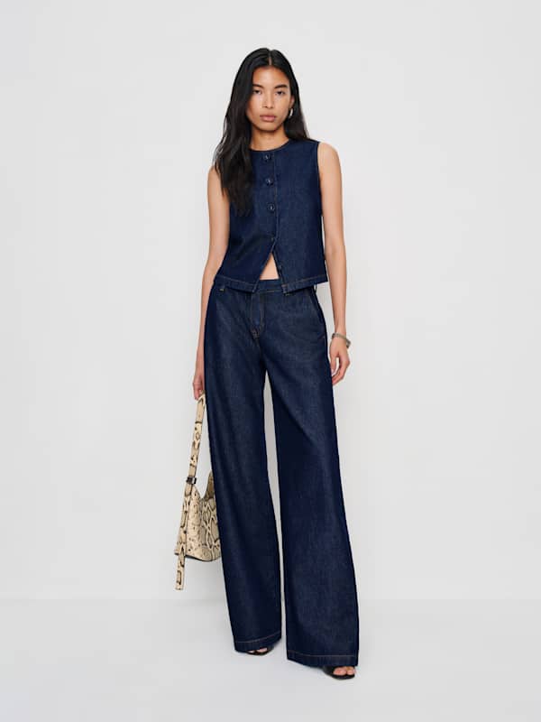 Bonnie Denim Top