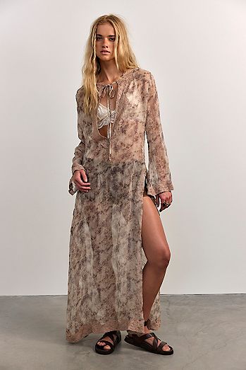 Grace Kelly Sheer Kaftan