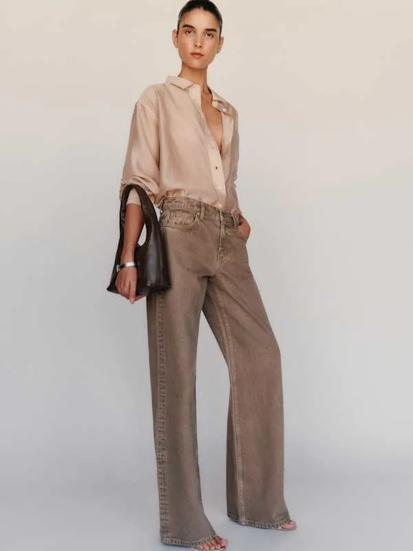 Cary Low Rise Slouchy Wide Leg Jeans