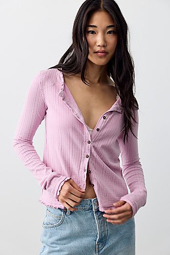 We The Free Penny Pointelle Cardi