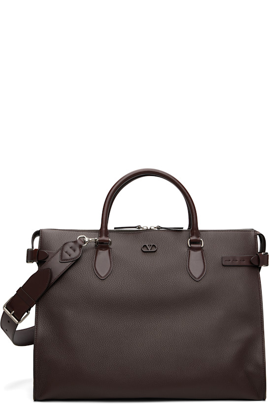 Valentino Garavani Brown Antibes Duffle Bag