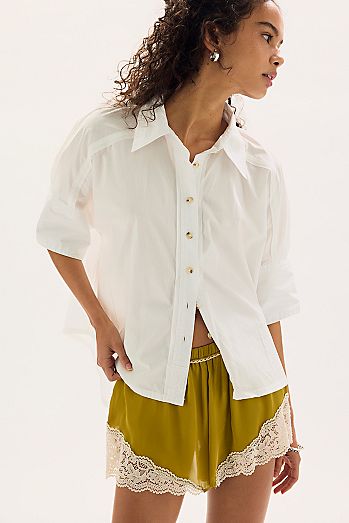We The Free Seaside Cotton Button Down