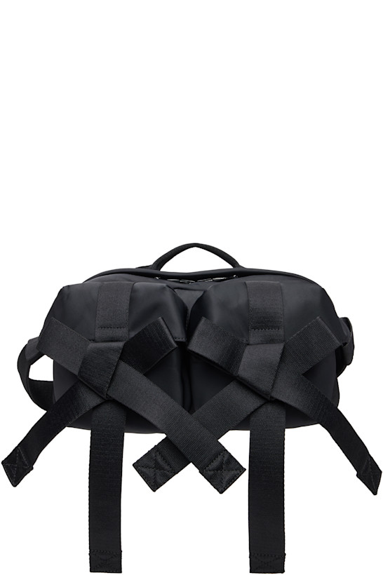 Simone Rocha Black Classic Bow Crossbody Bag