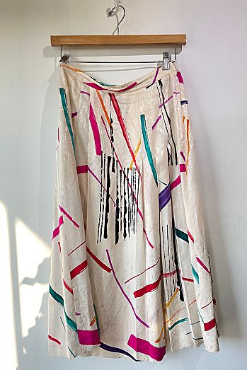 Vintage Anne Crimmins Pleated Skirt Selected by The Curatorial Dept.