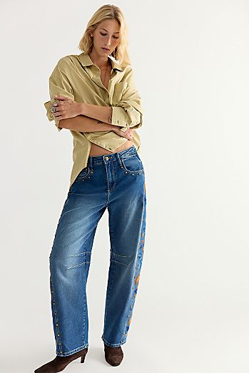 Driftwood Maddie Barrel Jeans