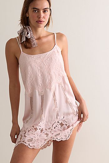 Sweet Heirloom Mini Slip Dress