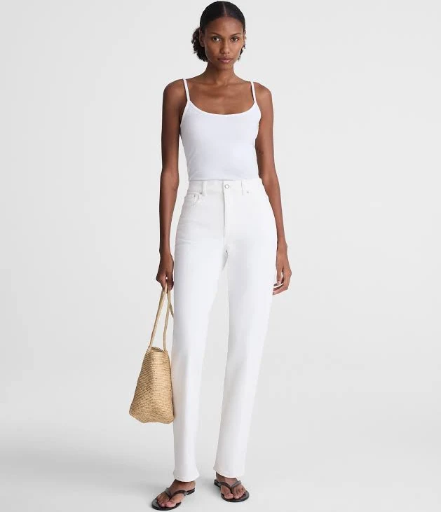 Madewell Women's Longline Straight Leg Jeans