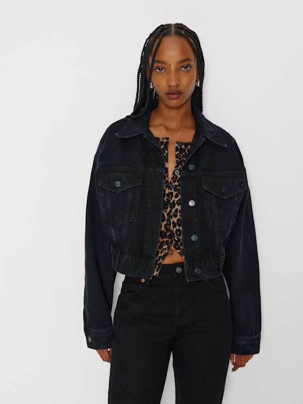 Jori Cropped Denim Jacket