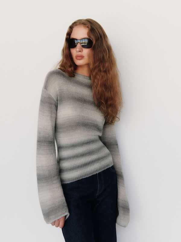 Soren Sheer Alpaca Sweater Top