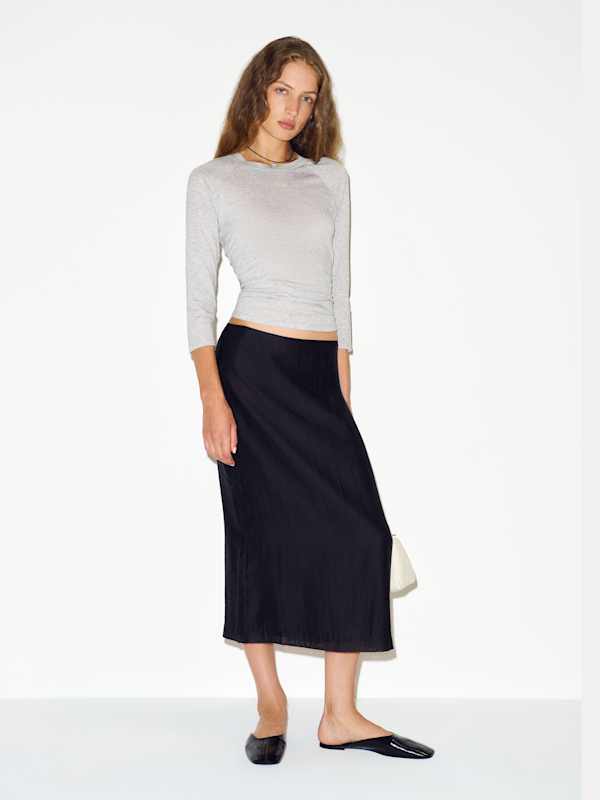 Helen Low Waist Midi Skirt