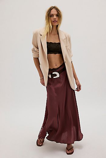 Make You Mine Maxi Slip Skirt
