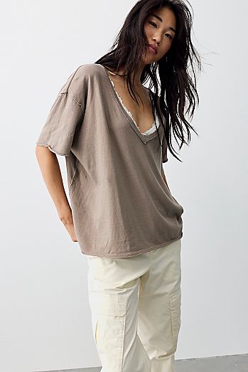 We The Free Nina V-Neck Tee