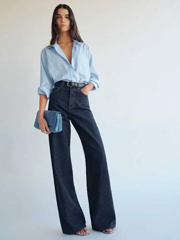Cary High Rise Slouchy Wide Leg Jeans