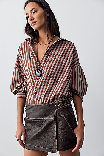 We The Free Suki Vegan Micro Skirt