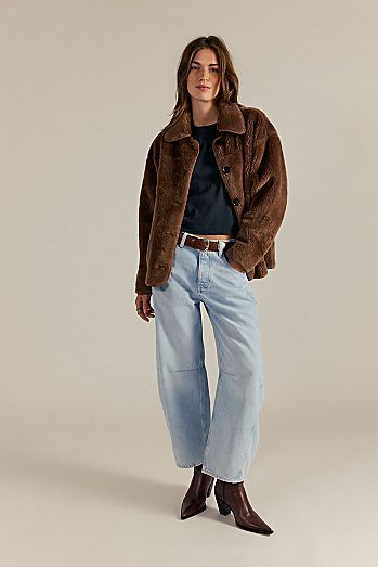 We The Free CRVY Venus Barrel Jeans