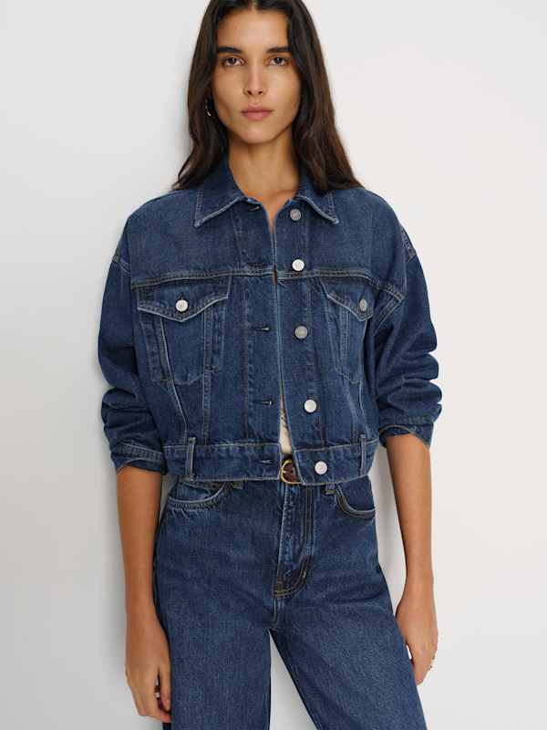 Jori Cropped Denim Jacket