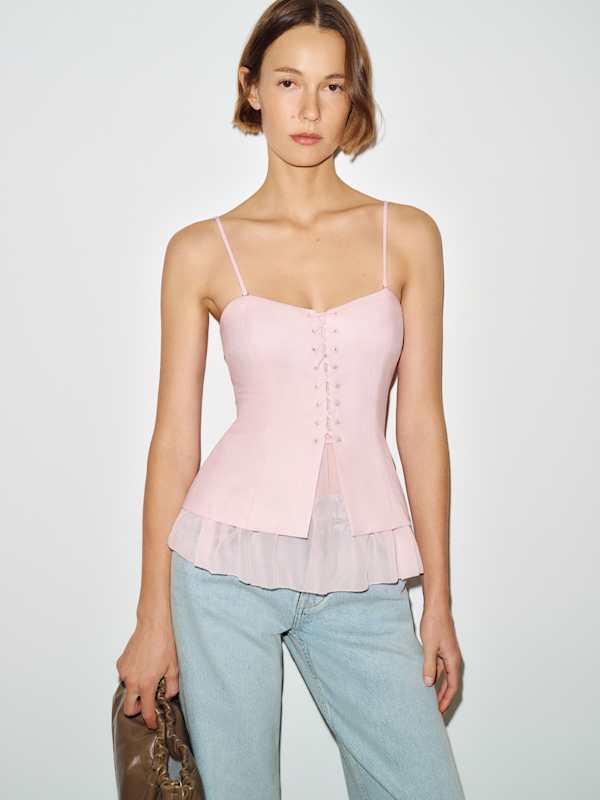 Colette Linen Top