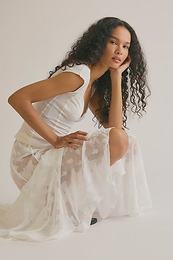 Maybe Baby Maxi Slip Skirt