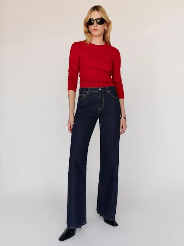 Cary Low Rise Slouchy Wide Leg Jeans