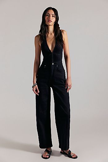 We The Free Lark Denim Jumpsuit