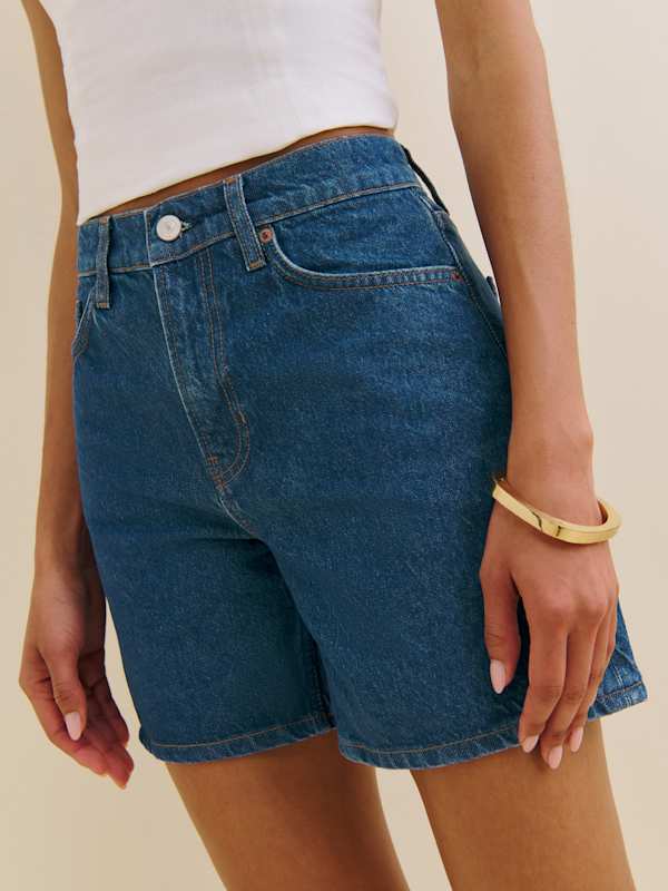 Raye Mid Rise 6” Jean Shorts