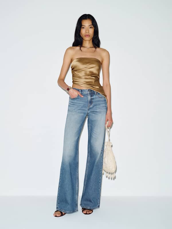 Cary Low Rise Slouchy Wide Leg Jeans