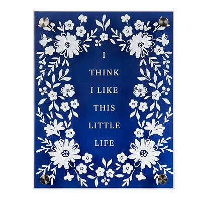 Kirkland's Home This Little Life Floral Wall Plaque