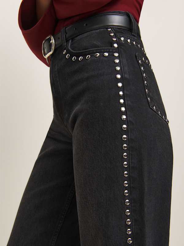 Cary High Rise Slouchy Wide Leg Jeans
