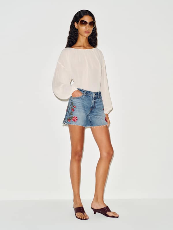 Sutton Low Rise 2.5” Slouchy Jean Shorts