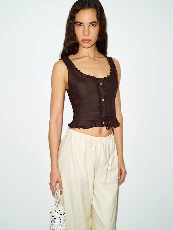 Kiera Linen Top