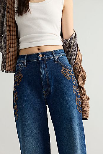 MOTHER The Dodger Sneak Jeans