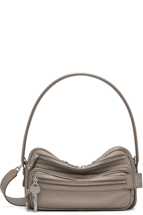 Acne Studios Taupe Camero Party Shoulder Bag
