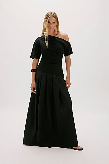 Bec + Bridge Chantal Off-The-Shoulder Maxi Dress