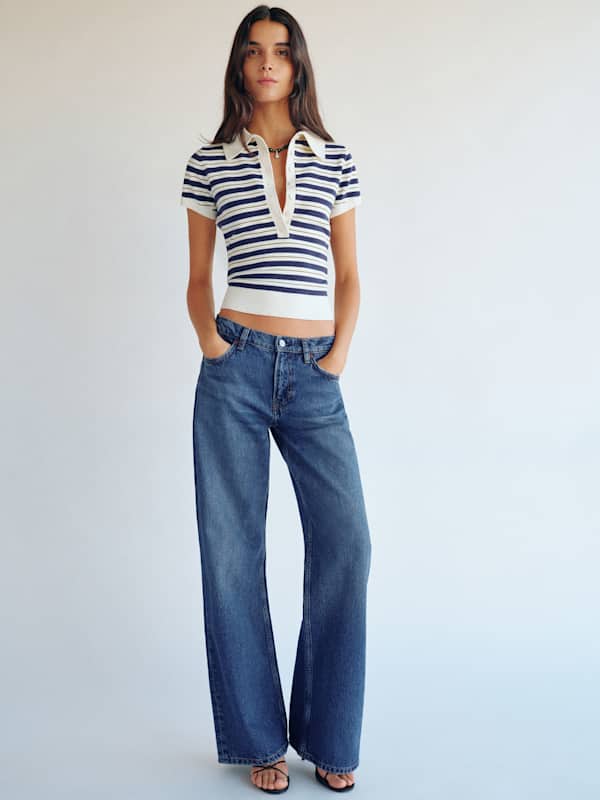 Cary Low Rise Slouchy Wide Leg Jeans