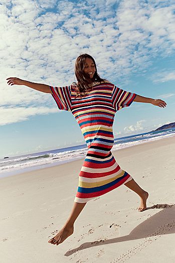 Shades Of Summer Sweater Dress